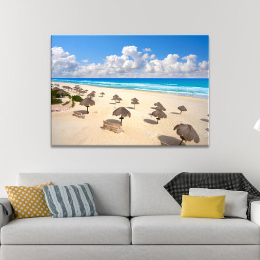 Tableau en Toile Plage Mexicaine