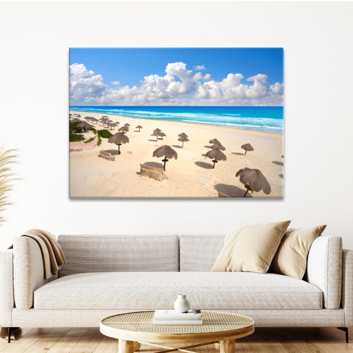 Tableau en Toile Plage Mexicaine