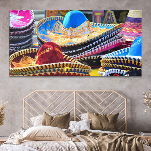 Tableau en Toile Mexique Sombrero